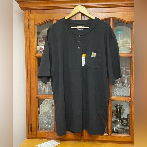 Carhartt Other - Carhartt Men's Loose Fit Heavyweight Short-Sleeve Pocket Henley T-Shirt XL​​​